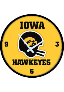 Iowa Hawkeyes Vintage Modern Disc Wall Clock