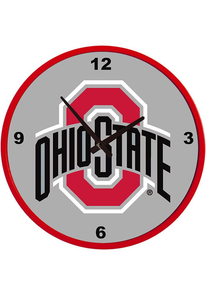 Ohio State Buckeyes Modern Disc Wall Clock