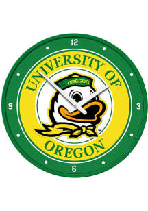 Oregon Ducks Modern Disc Wall Clock