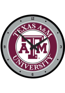 Texas A&amp;M Aggies Modern Disc Wall Clock