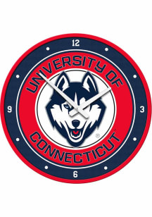 UConn Huskies Modern Disc Wall Clock