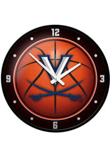 Virginia Cavaliers Basketball Modern Disc Wall Clock