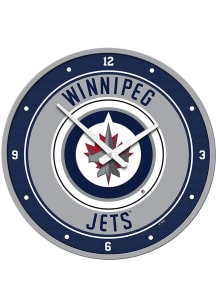 Winnipeg Jets Modern Disc Wall Clock