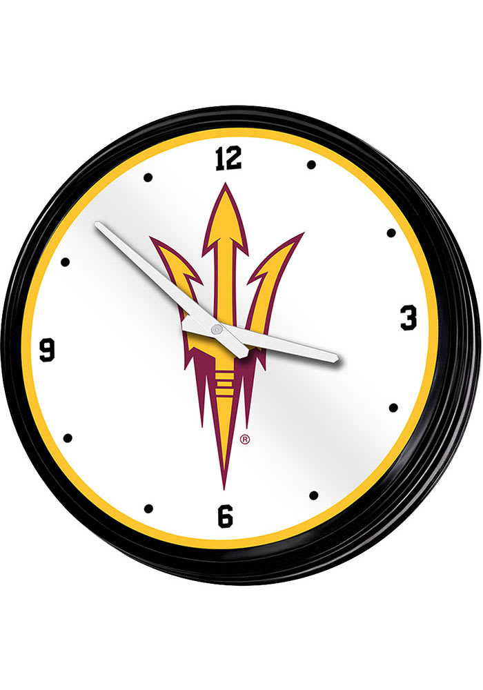 Arizona Diamondbacks: Retro Lighted Wall Clock - The Fan-Brand