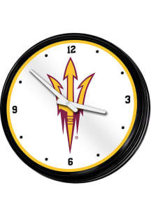 Arizona State Sun Devils Retro Lighted Wall Clock