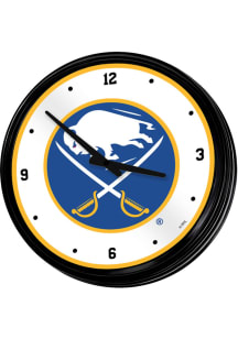 Buffalo Sabres Retro Lighted Wall Clock