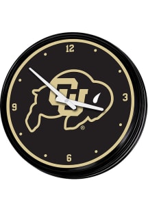 Colorado Buffaloes Retro Lighted Wall Clock