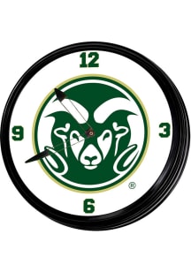 Colorado State Rams Retro Lighted Wall Clock