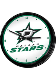 Dallas Stars Retro Lighted Wall Clock