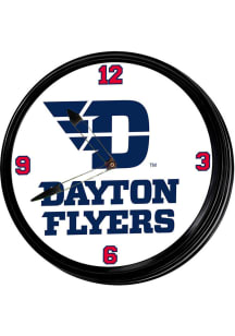 Dayton Flyers Mascot Retro Lighted Wall Clock