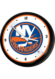 New York Islanders Retro Lighted Wall Clock