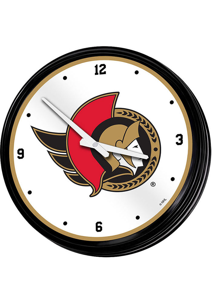 Ottawa Senators Retro Lighted Wall Clock