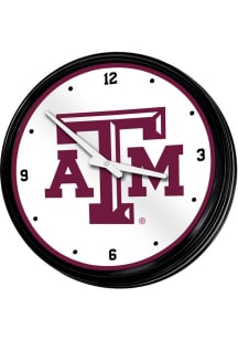 Texas A&amp;M Aggies Retro Lighted Wall Clock