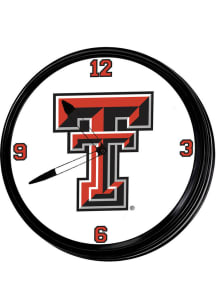 Texas Tech Red Raiders Retro Lighted Wall Clock