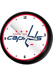 Washington Capitals Retro Lighted Wall Clock