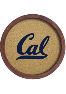 The Fan-Brand Cal Golden Bears Cal Faux Barrel Framed Cork Board Sign