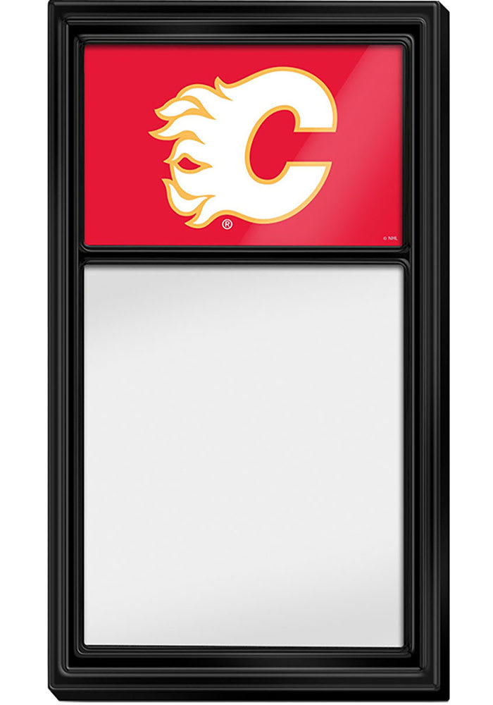 Calgary Flames Dry Erase Noteboard Sign