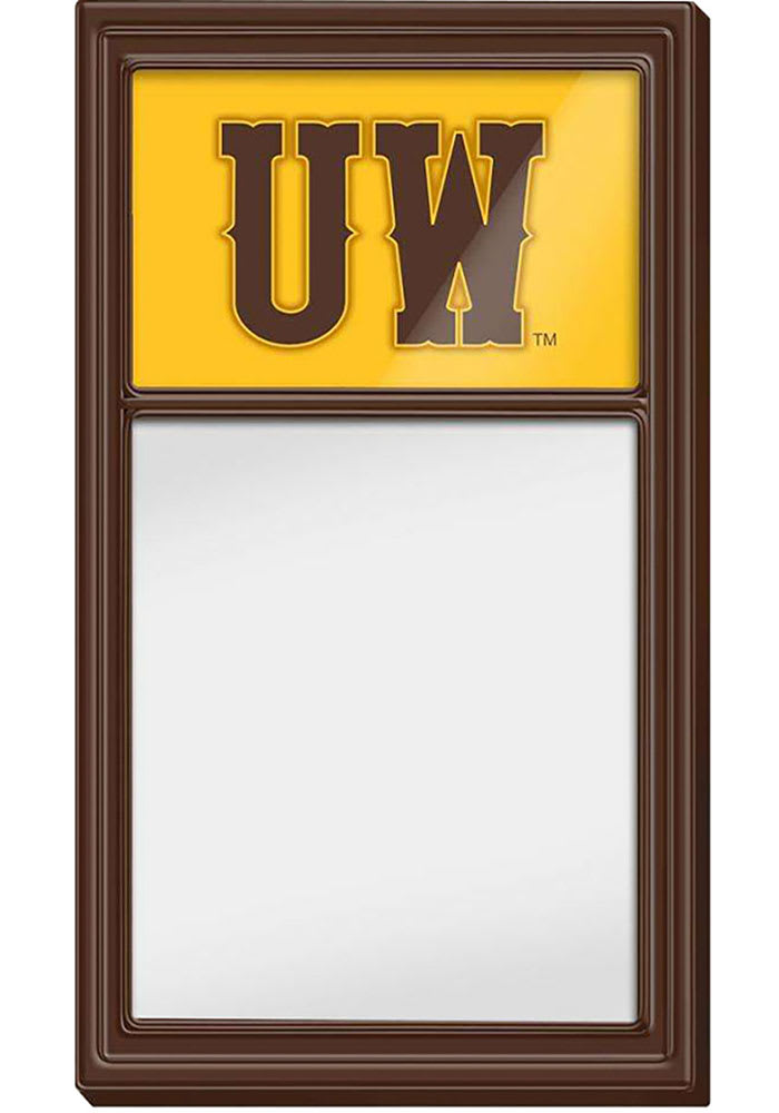 Wyoming Cowboys UW Dry Erase Noteboard Sign