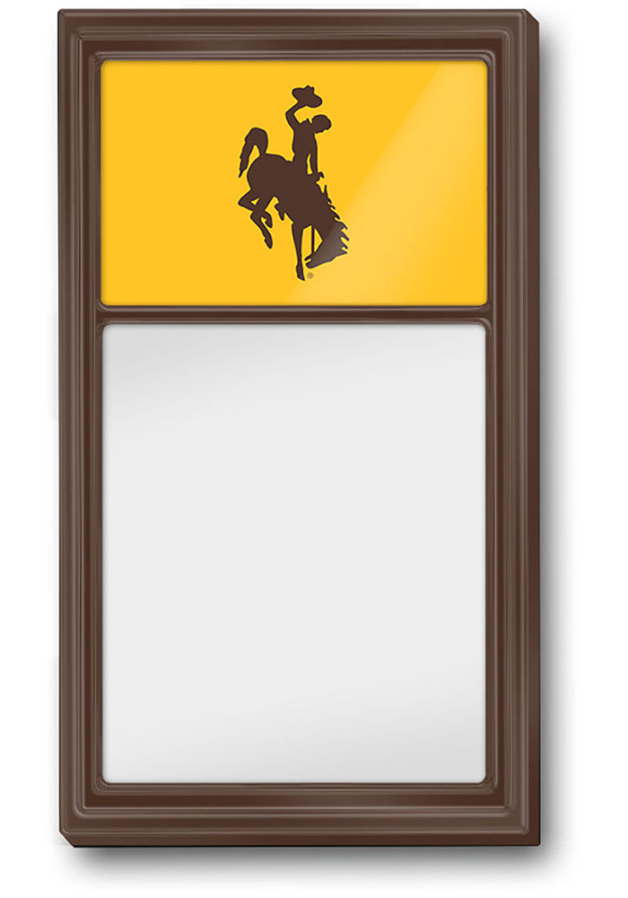 Wyoming Cowboys WYO Dry Erase Noteboard Sign