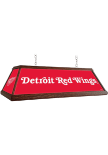 Detroit Red Wings Wood Light Pool Table