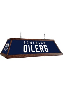 Edmonton Oilers Wood Light Pool Table