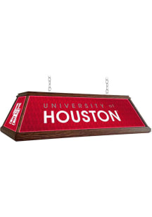 Houston Cougars Wood Light Pool Table