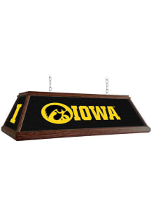 Iowa Hawkeyes Block Wood Light Pool Table