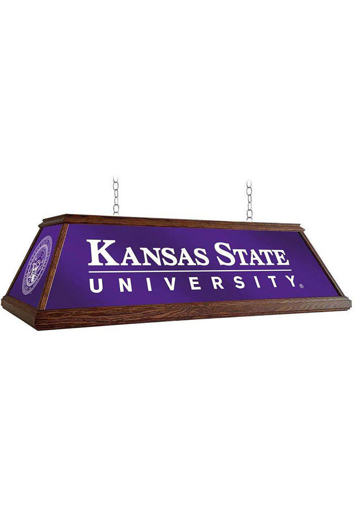 K-State Wildcats Wood Light Pool Table