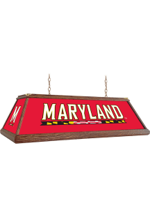 Maryland Terrapins Wood Light Pool Table
