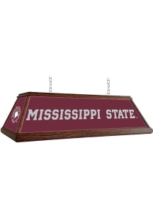 Mississippi State Bulldogs Bell Logo Wood Light Pool Table
