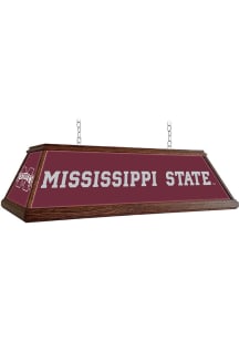 Mississippi State Bulldogs Logo Wood Light Pool Table