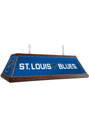 St Louis Blues Wood Light Pool Table