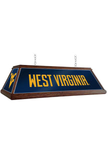 West Virginia Mountaineers Wood Light Pool Table