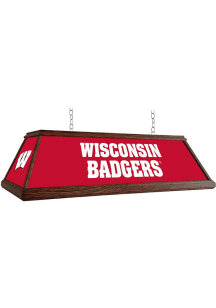 Wisconsin Badgers Wood Light Pool Table