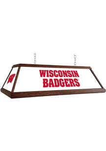 Wisconsin Badgers Wood Light Pool Table