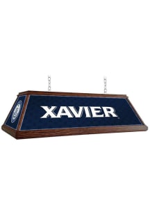 Xavier Musketeers University Seal Wood Light Pool Table