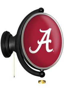 The Fan-Brand Alabama Crimson Tide Oval Illuminated Rotating Sign