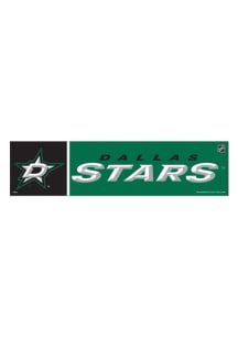 Dallas Stars 3x12 Bumper Sticker - Green