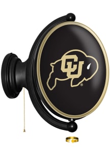 The Fan-Brand Colorado Buffaloes Oval Rotating Lighted Sign
