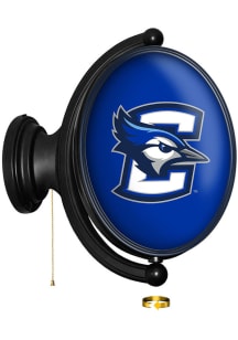 The Fan-Brand Creighton Bluejays Oval Rotating Lighted Sign