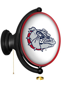 The Fan-Brand Gonzaga Bulldogs Oval Rotating Lighted Sign