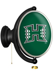 The Fan-Brand Hawaii Warriors Oval Rotating Lighted Sign