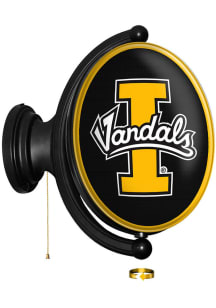 The Fan-Brand Idaho Vandals Oval Rotating Lighted Sign