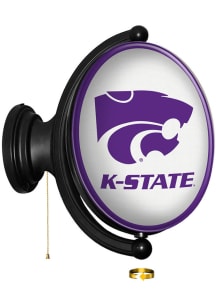 The Fan-Brand K-State Wildcats Oval Rotating Lighted Sign