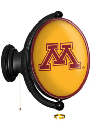Minnesota Golden Gophers Oval Rotating Lighted Sign