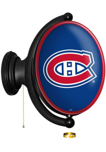 The Fan-Brand Montreal Canadiens Oval Rotating Lighted Sign