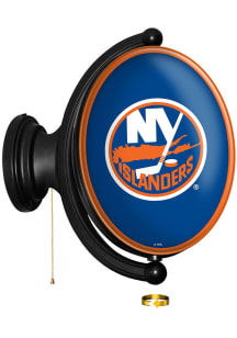 The Fan-Brand New York Islanders Oval Rotating Lighted Sign