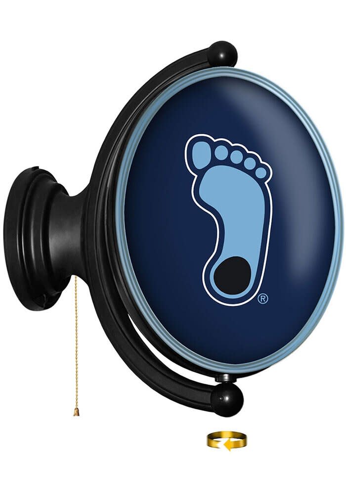 The Fan-Brand North Carolina Tar Heels Logo Oval Rotating Lighted Sign