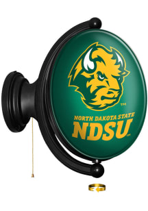 The Fan-Brand North Dakota State Bison Thunder Oval Rotating Lighted Sign