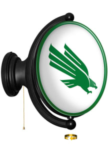 The Fan-Brand North Texas Mean Green Oval Rotating Lighted Sign